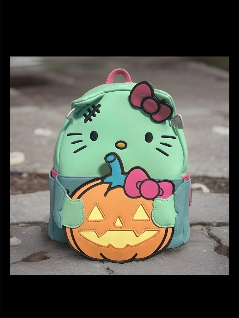 NEW Loungefly Sanrio HELLO KITTY Undead HALLOWEEN Frankenstein Cosplay Backpack